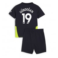 Manchester City Ilkay Gundogan #19 Auswärts Trikotsatz Kinder 2024-25 Kurzarm (+ Kurze Hosen)